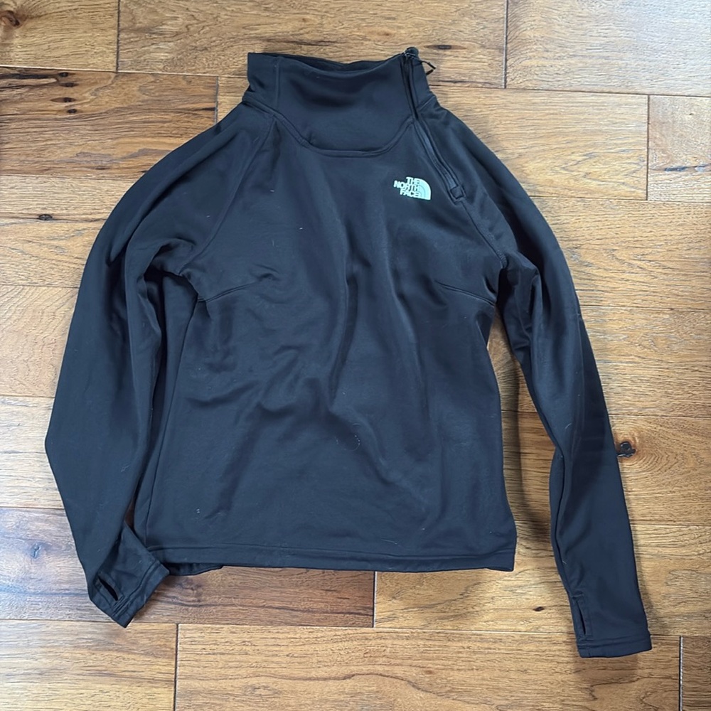 North face fleece lined pull over jacket size Women’s small